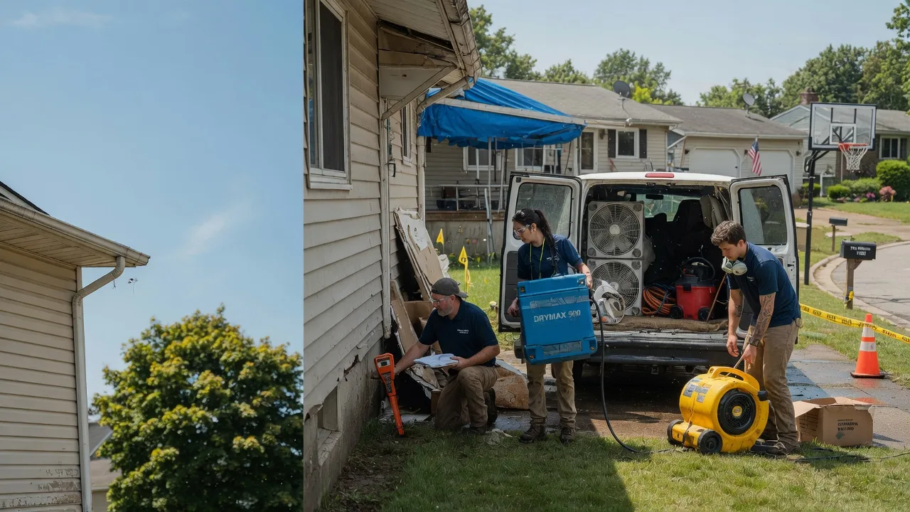 Ceiling Leak Cleanup in Elkton, OH near me